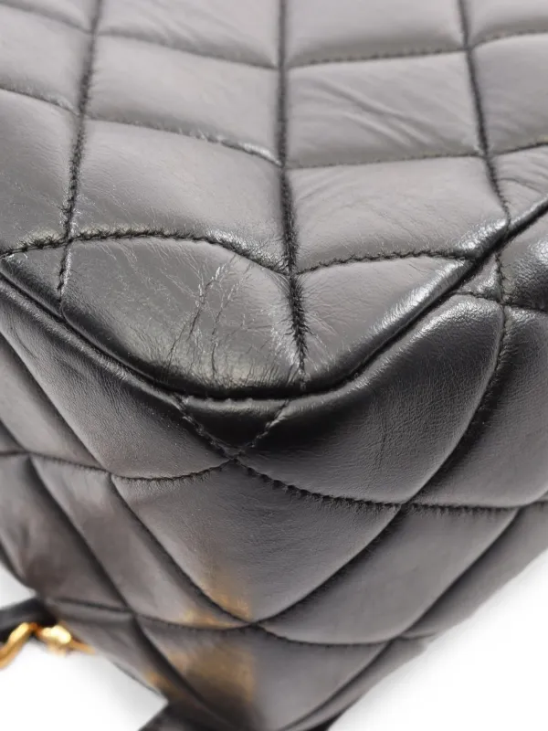 CHANEL Pre-Owned 1996-1997 キルティング レザーバックパック