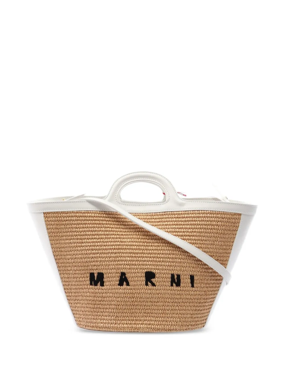 Marni Pre-Owned 2020s small Tropicalia Summer two-way handbag - Neutrals