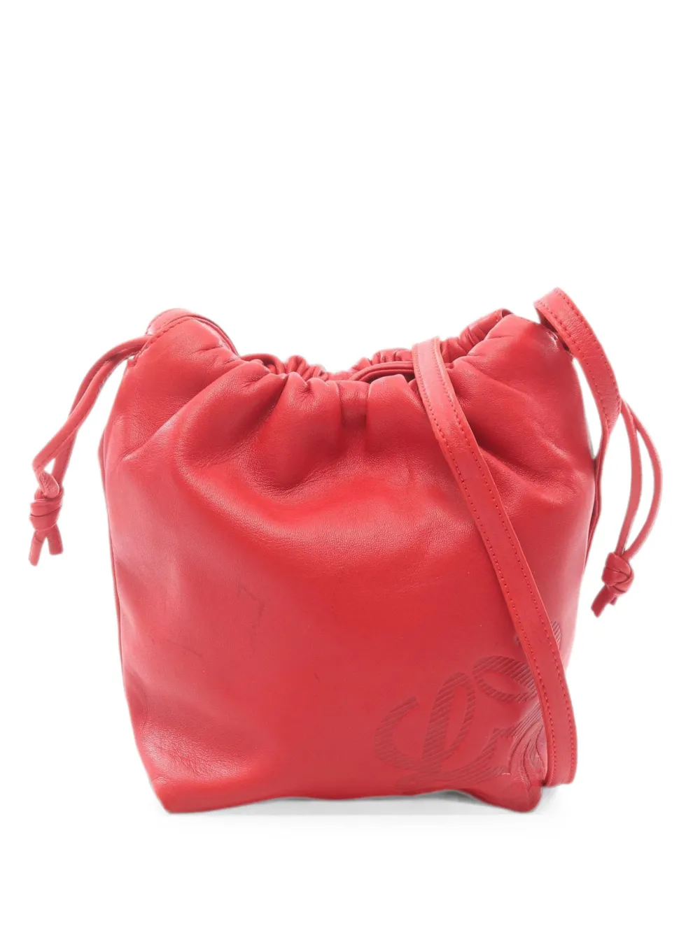 Loewe Pre-Owned 2000s Anagram shoulder bag - Rosso