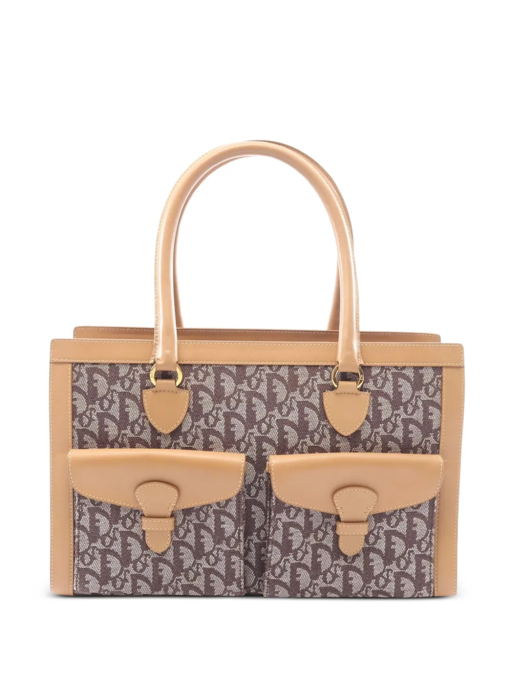 Christian Dior Pre-Owned 2010s Trotter canvas tote bag - Brown