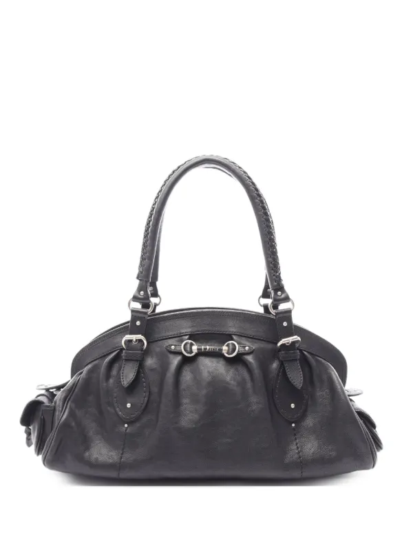 Dior Pre-owned 2000s My Dior Frame Shoulder Bag in Black