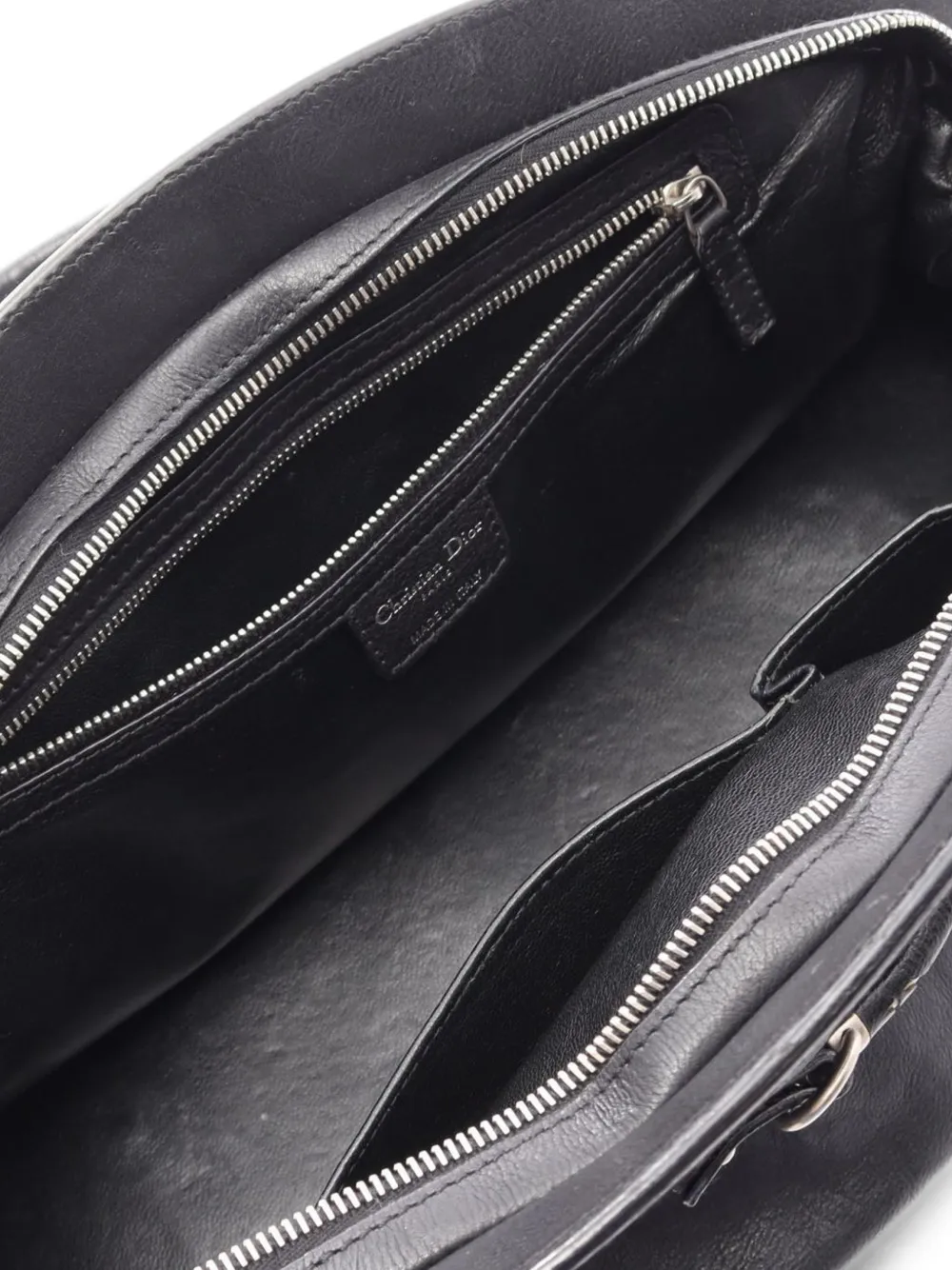 Dior Pre-owned 2000s My Dior Frame Shoulder Bag in Black, view 3