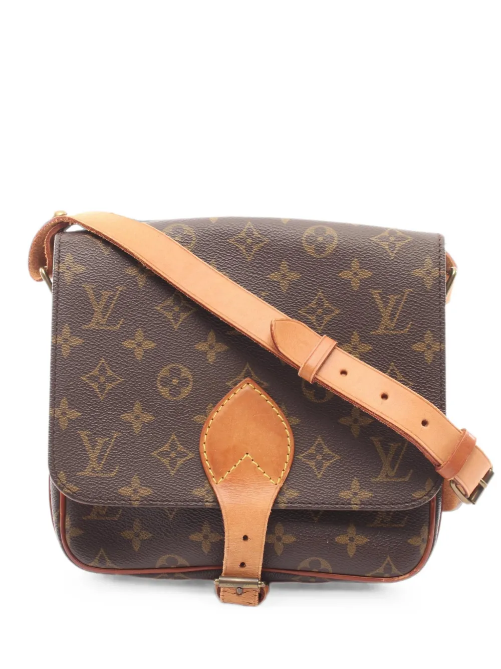 Louis Vuitton Pre-Owned 2000s MM Cartesier Monogram crossbody bag - Marrone