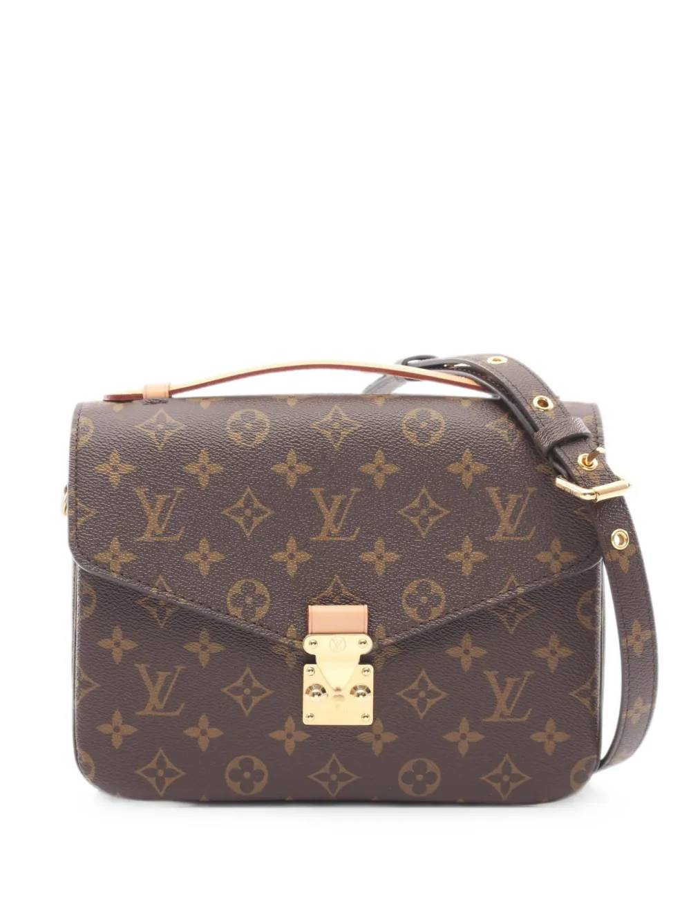 Louis Vuitton Pre-Owned 2020 MM Pochette Metis two-way handbag - Braun