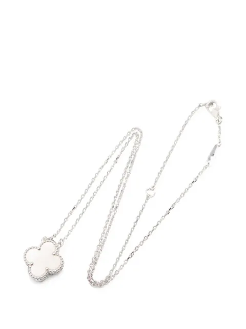 Van Cleef & Arpels Pre-Owned 2010s Vintage Alhambra Mother of Pearl necklace