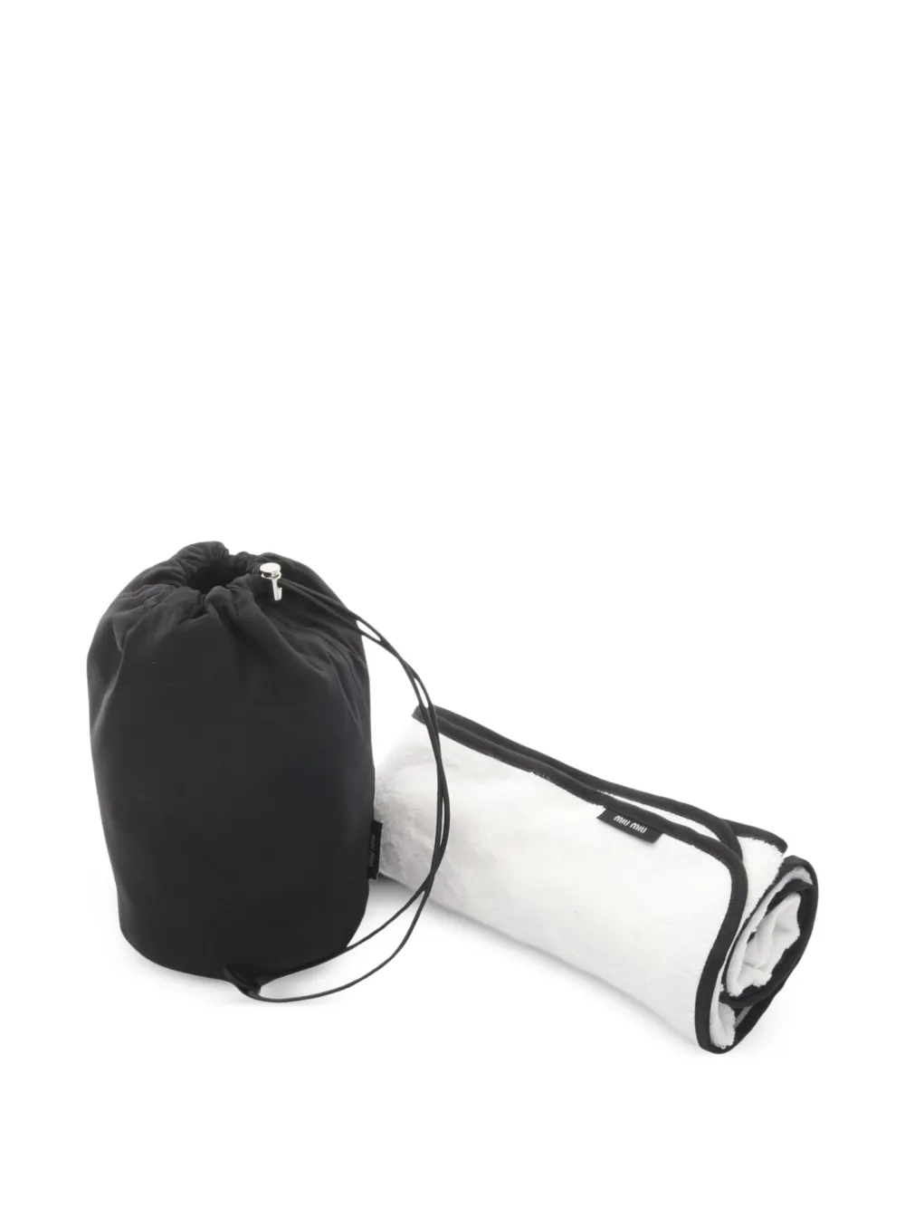 Miu Miu Pre-Owned 2010s drawstring pouch - Nero