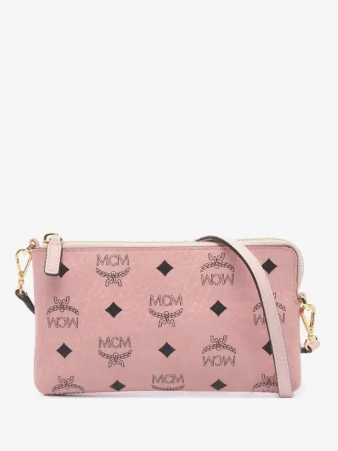 MCM Pre-Owned bolsa Visetos mini 2010