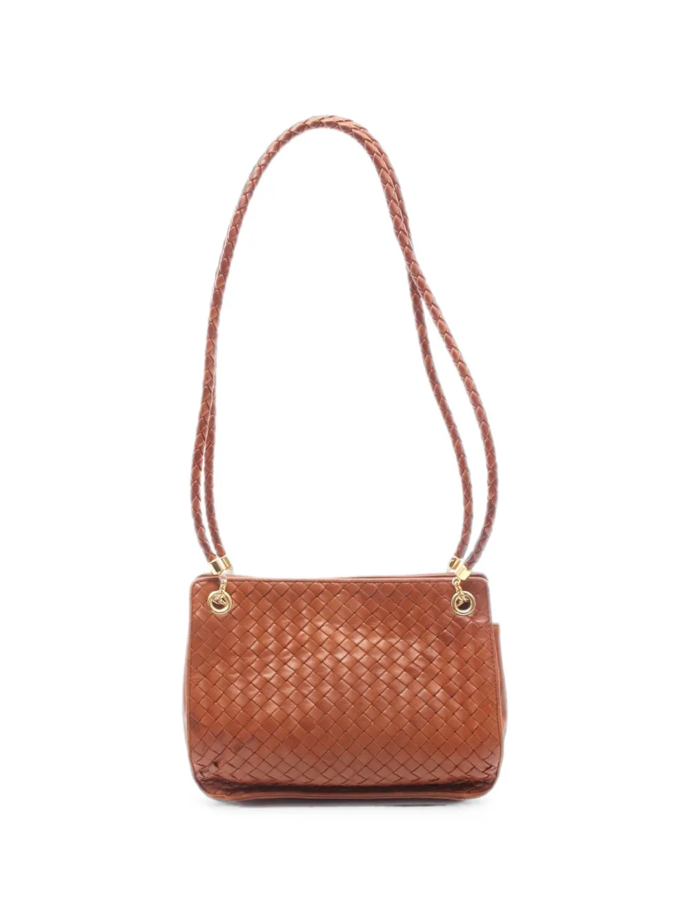 Bottega Veneta Pre-Owned 2000s Intrecciato shoulder bag - Brown