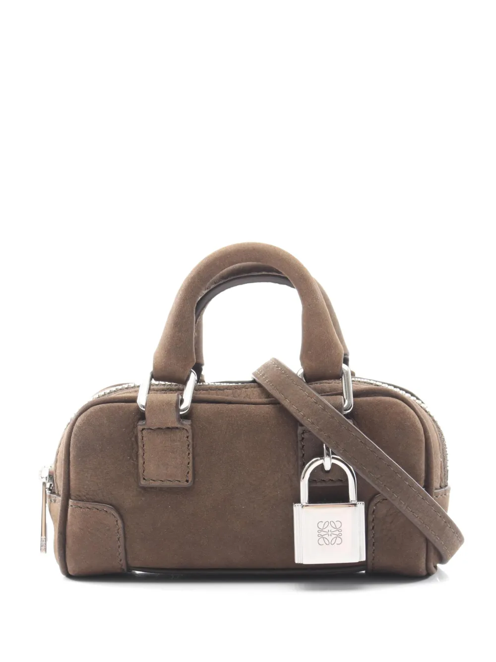 Loewe Pre-Owned Amazona Nano handbag - Braun