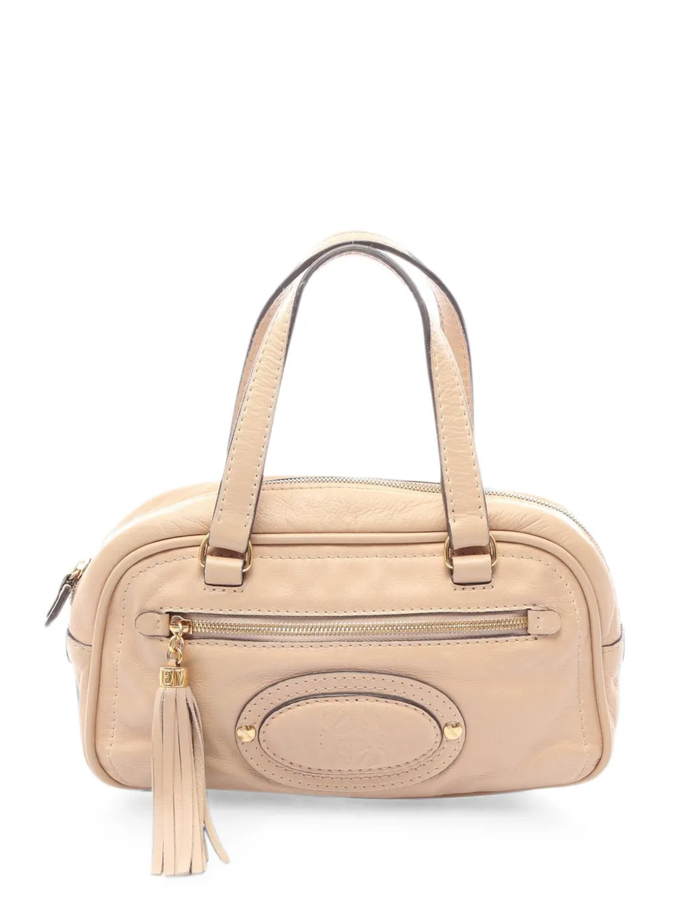 Loewe Pre-Owned 2000s Anagram tassel handbag - Toni neutri