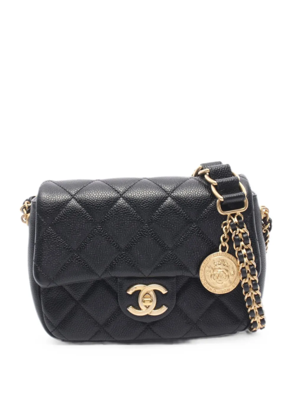 CHANEL Pre-Owned Matelassé Caviar shoulder bag - Nero