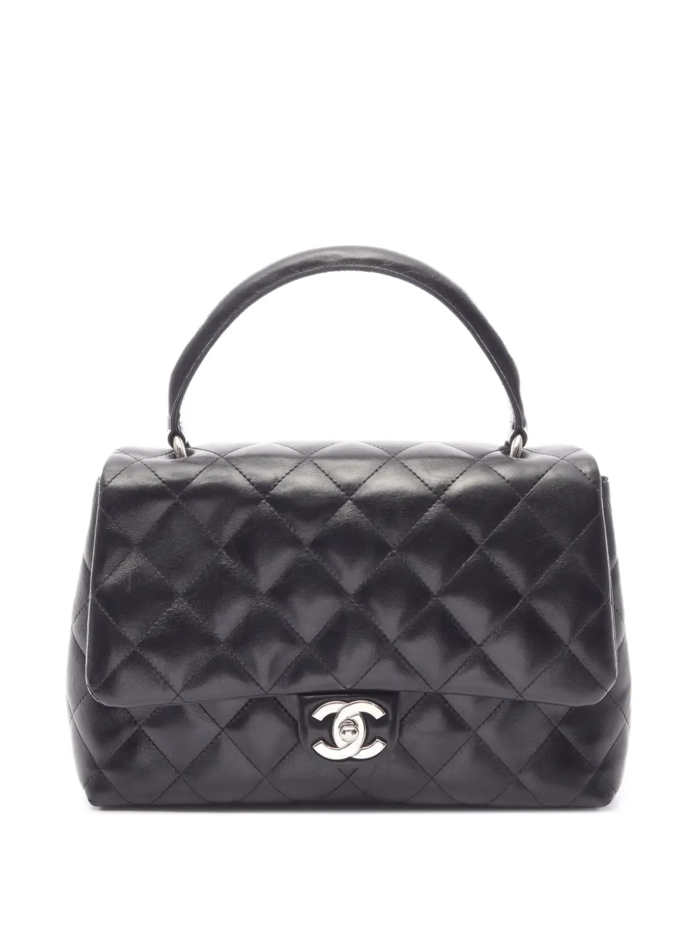 CHANEL Pre-Owned 2008-2009 Matelassé shoulder bag - Black