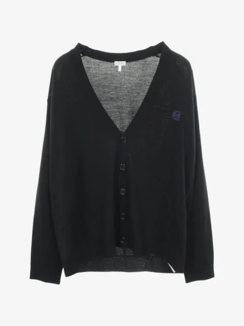 Loewe Pre-Owned 2020s Anagram-embroidered cardigan