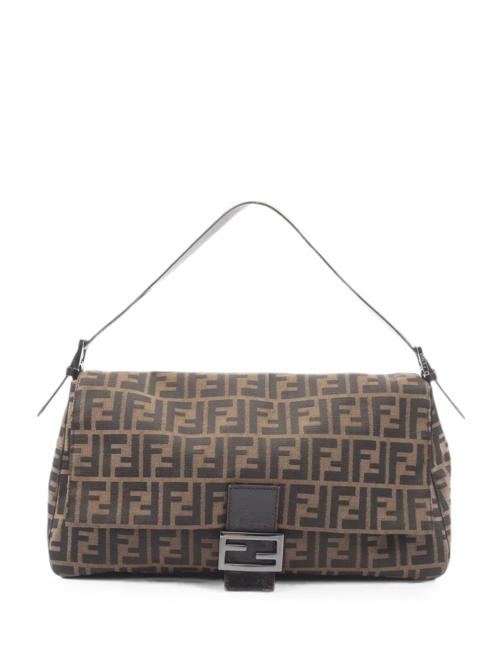 Fendi Pre-Owned 2000s Zucca Mamma Baguette shoulder bag - Marrone