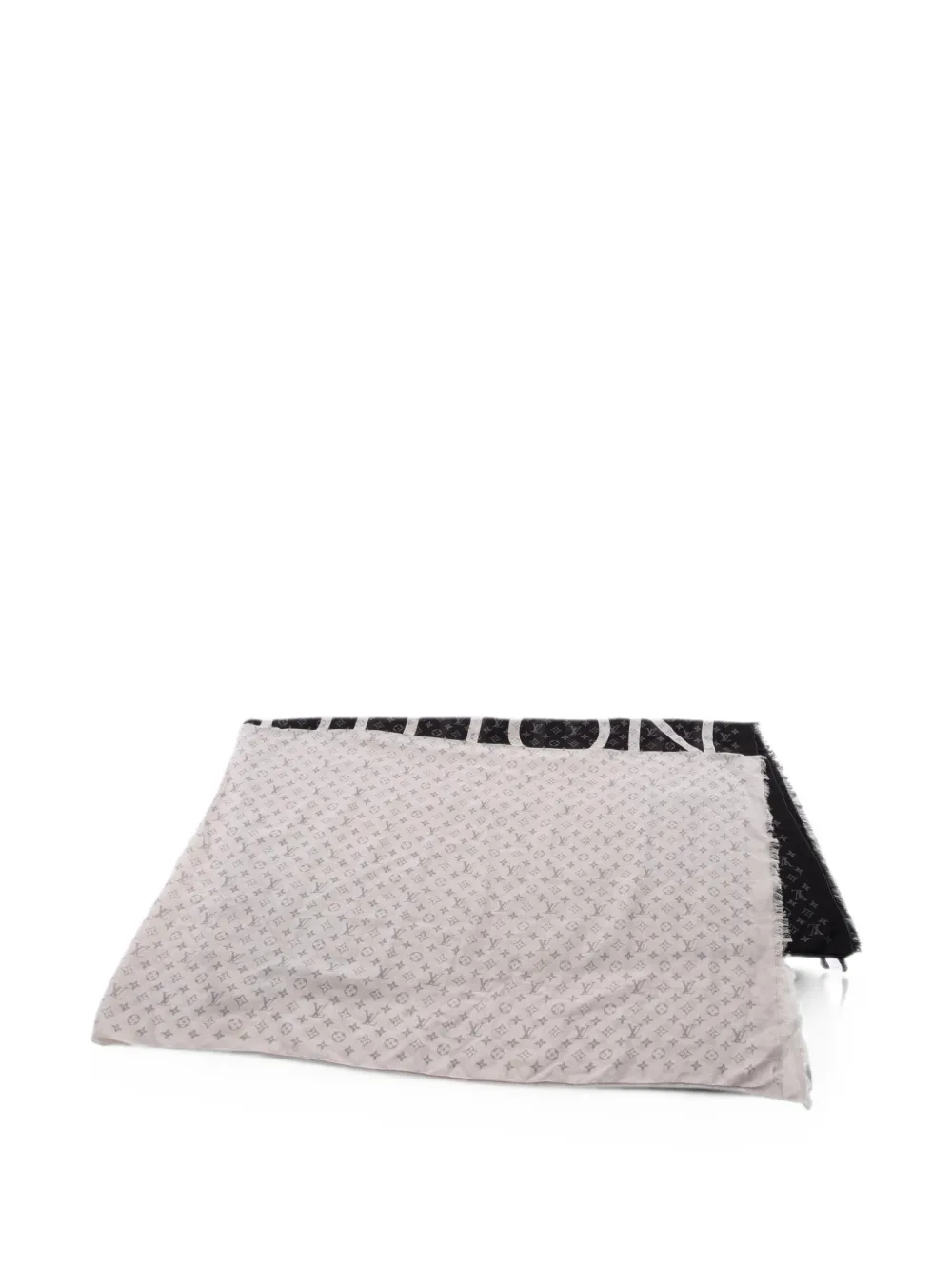 Louis Vuitton Pre-Owned 2017 Monogram Split scarf - Schwarz