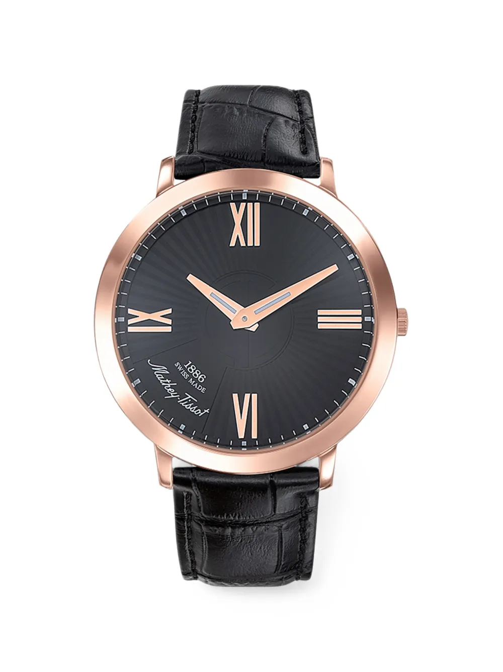 Mathey Tissot Darius 42mm watch - Nero