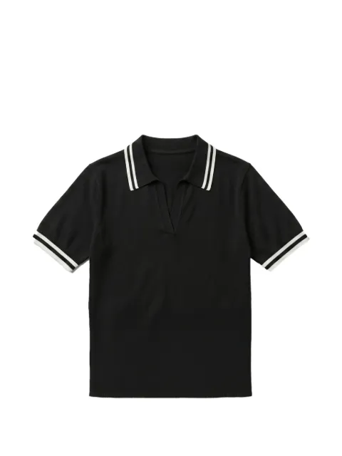 ETHER Pavo stripe-trim T-shirt