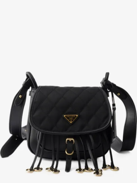 Prada Corsaire Re-Nylon and leather mini shoulder bag