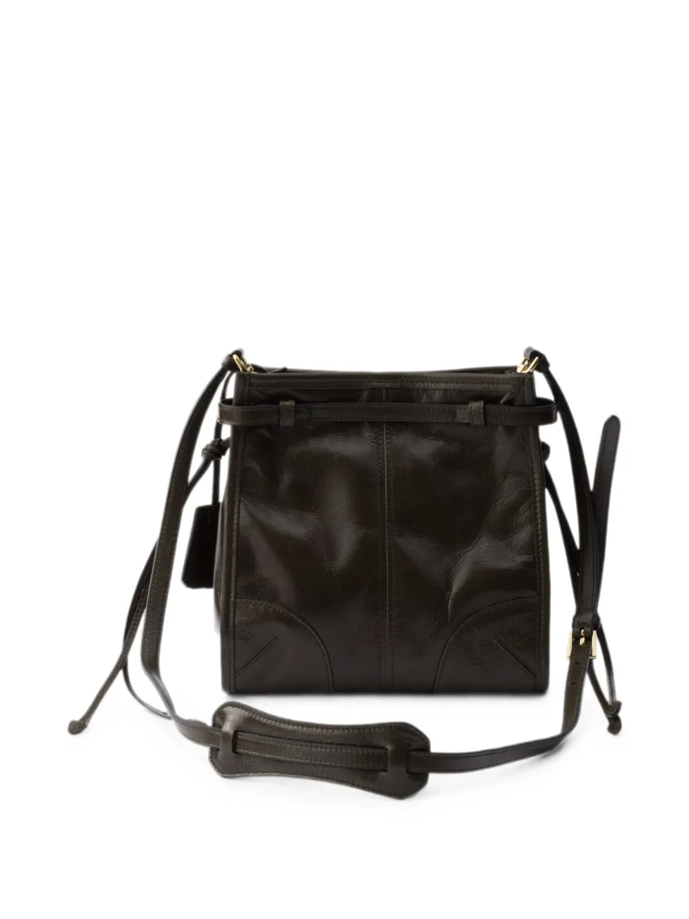 Prada Bonny leren mini-schoudertas Groen