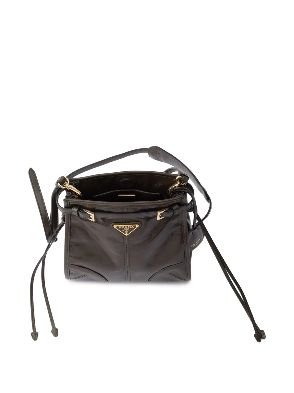 Prada Bonny leren mini-schoudertas Groen