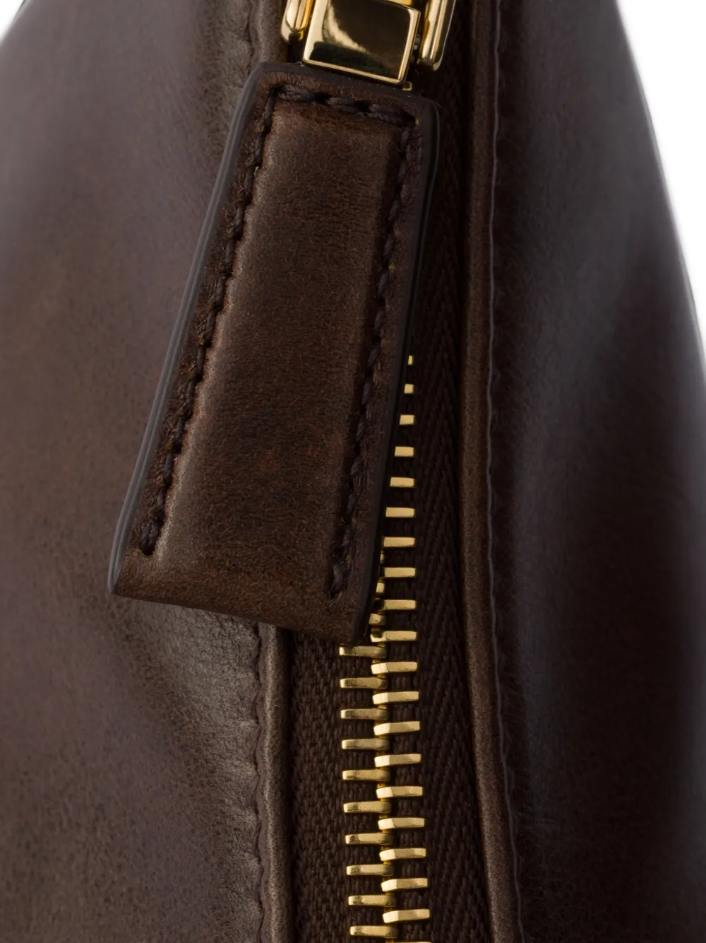 Prada Medium Aimée leren schoudertas Bruin
