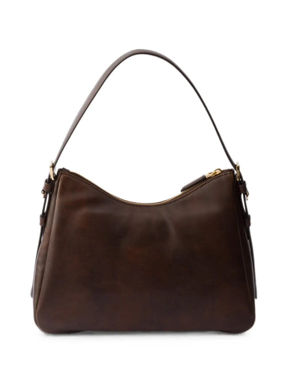 Prada Medium Aimée leren schoudertas Bruin
