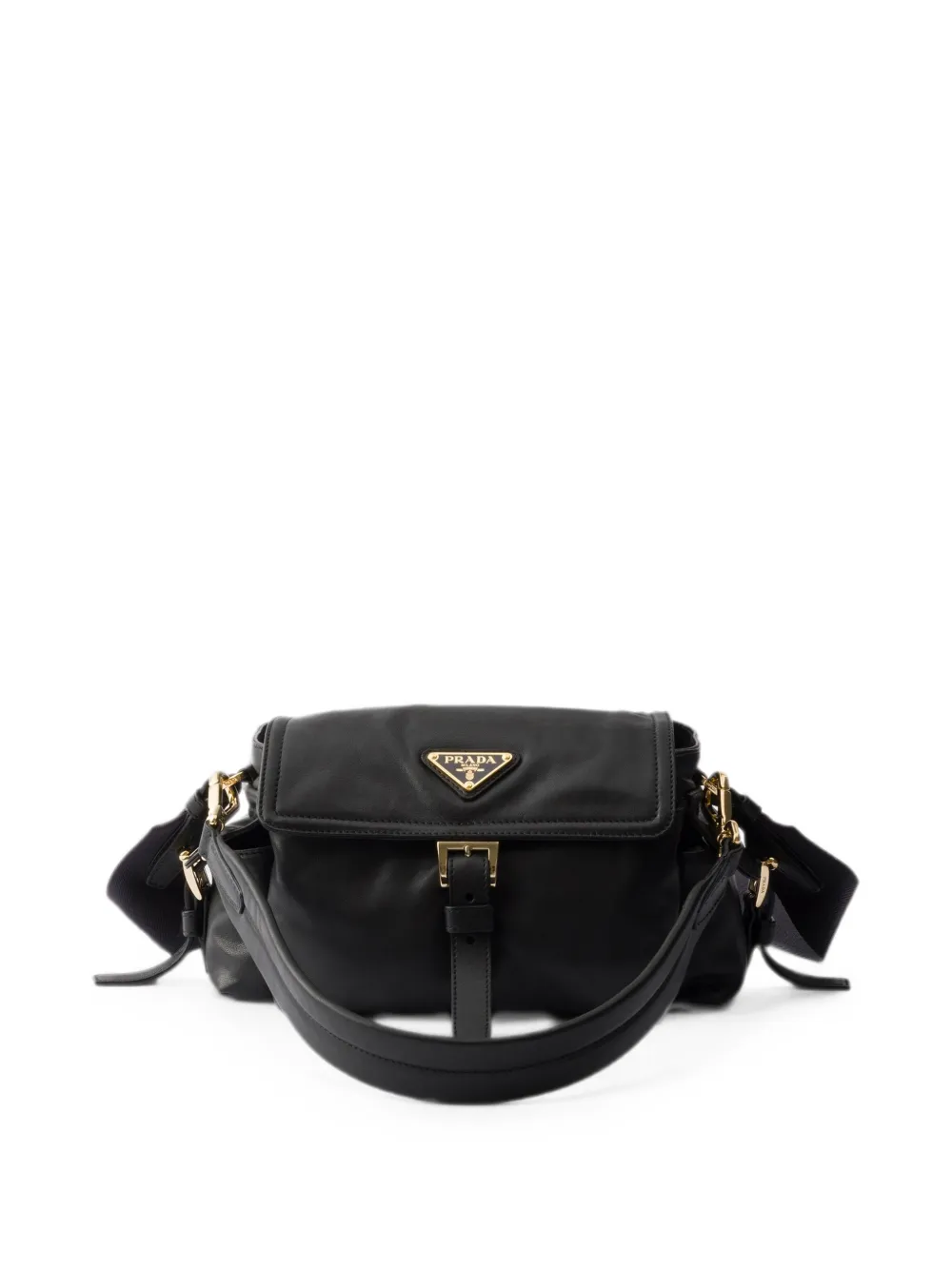 Prada Explore mini-tas van nappaleer Zwart