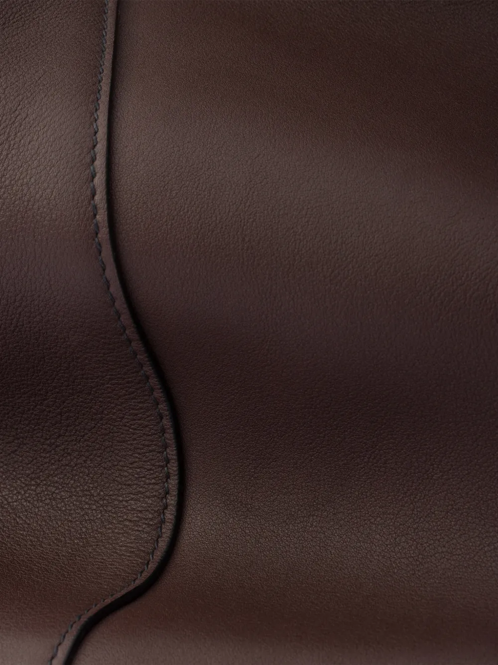 Prada Leren shopper Bruin