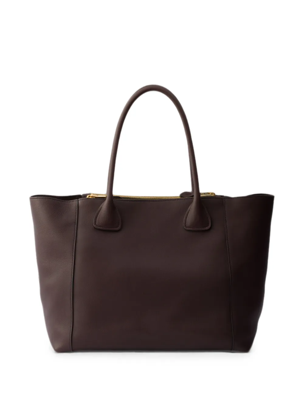 Prada Leren shopper Bruin