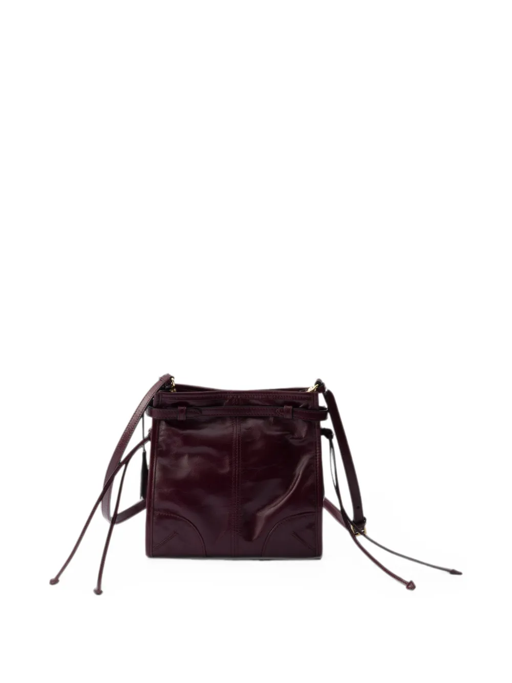Prada Bonny leren mini-schoudertas Rood