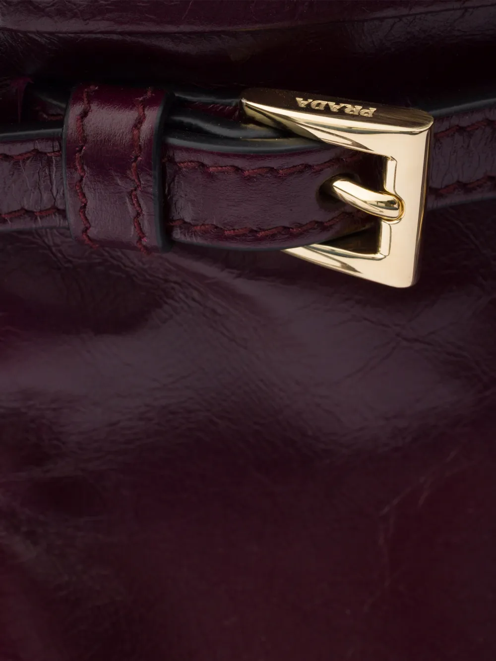Prada Bonny leren mini-schoudertas Rood