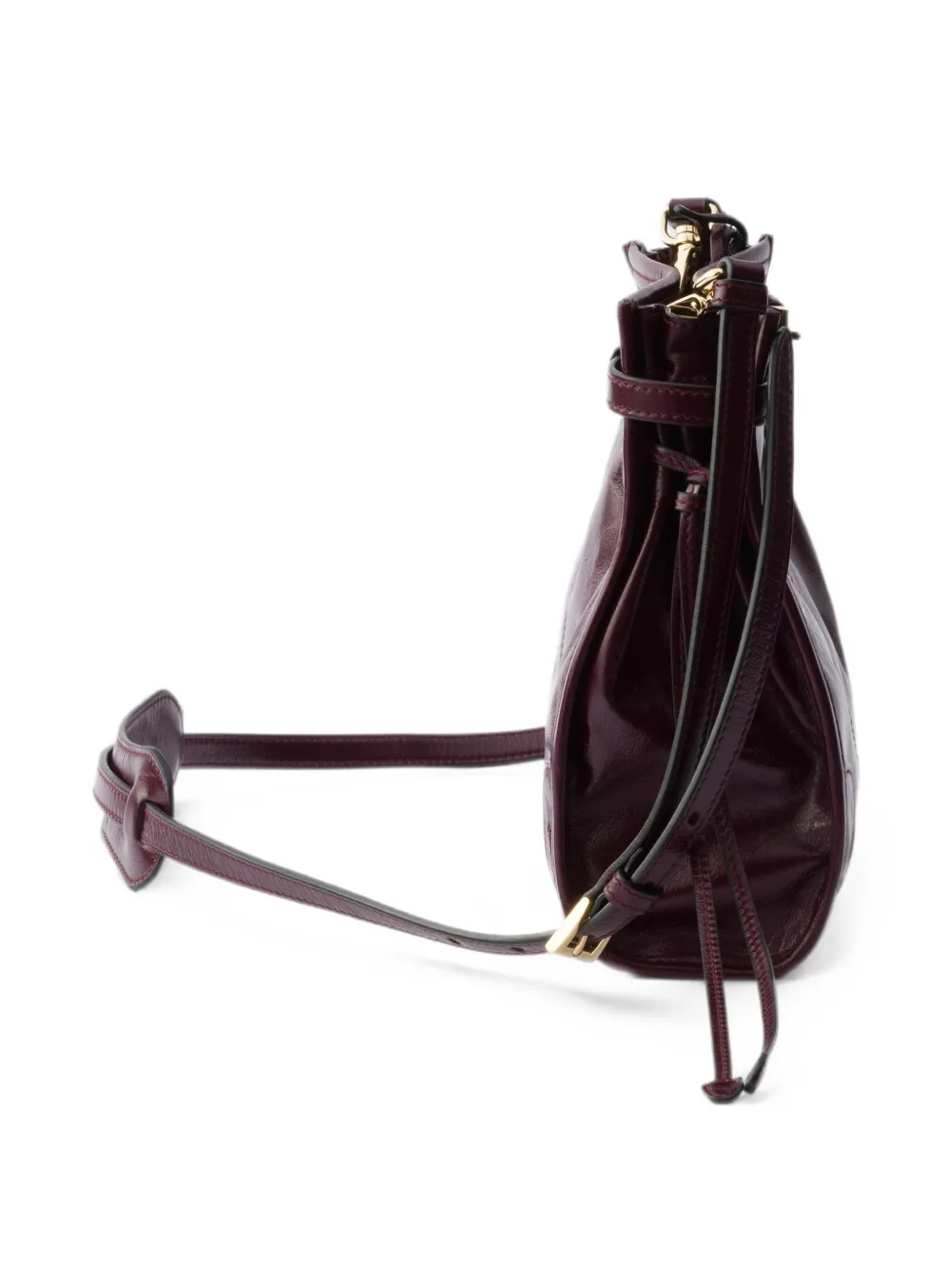 Prada Bonny leren mini-schoudertas Rood