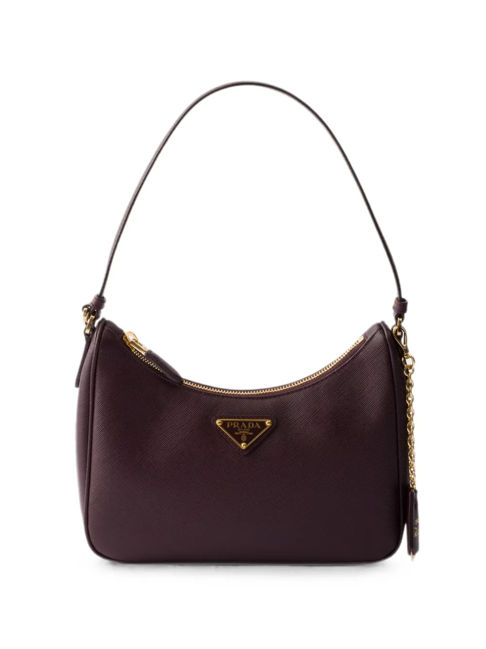 Prada Borsa Re-Edition 2005 mini in pelle Saffiano - Viola