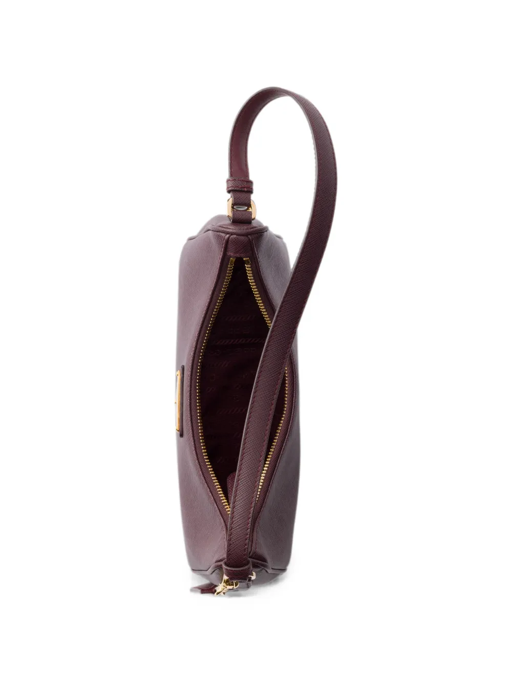 Prada Re-Edition 2005 schoudertas van saffiano leer Paars