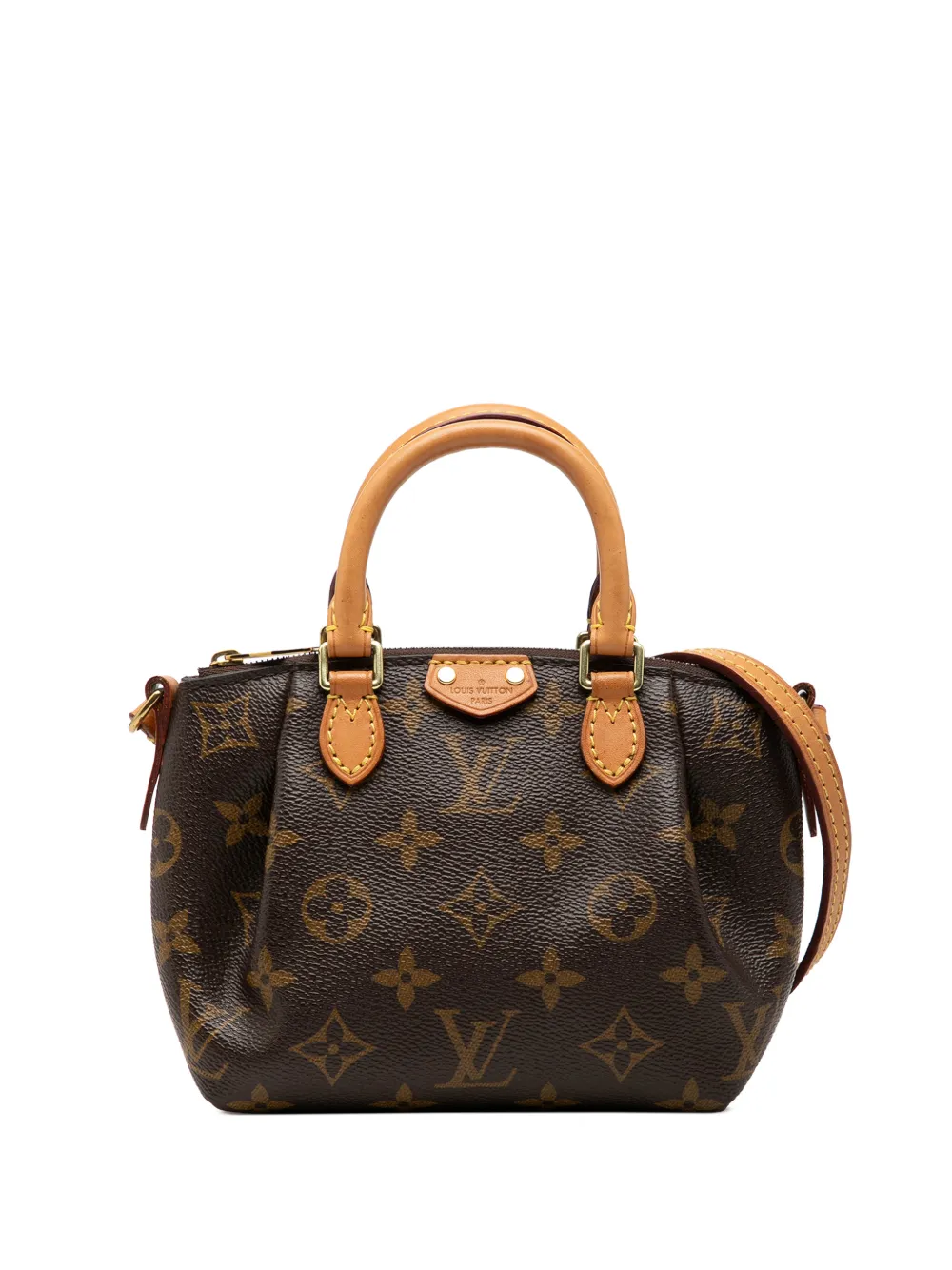 Louis Vuitton Pre-Owned 2015 Monogram Nano Turenne Satchel-Tasche - Braun