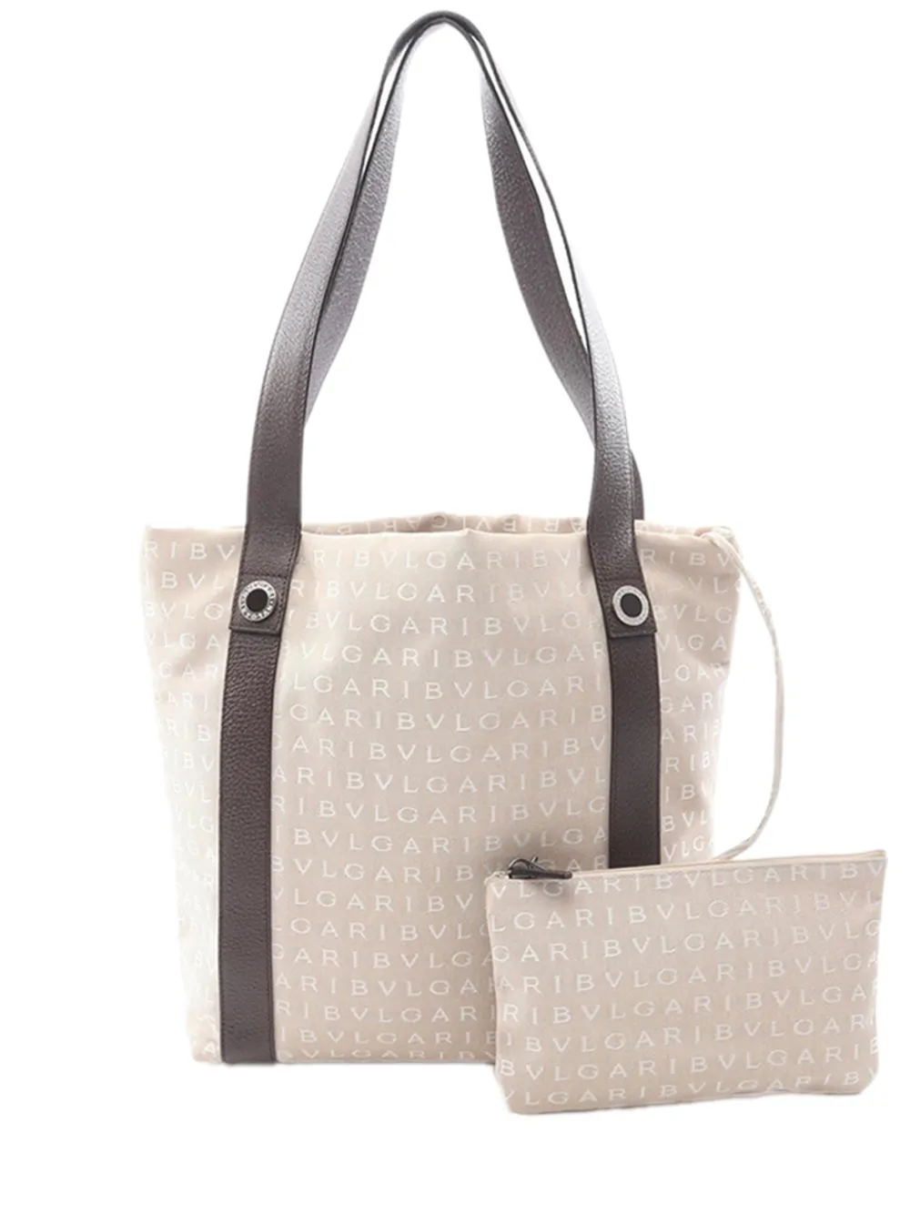Bvlgari Pre-Owned Borsa tote Logomania 2010-2026 - Toni neutri
