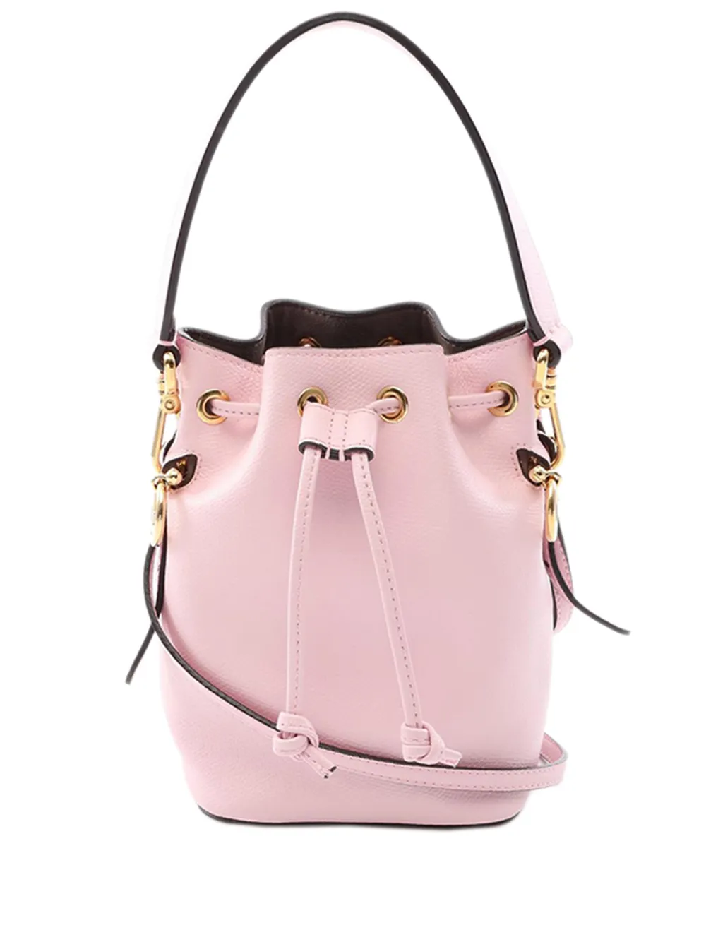 Fendi Pre-Owned Borsa a secchiello Mon Tresor mini in pelle 2010-2026 - Rosa