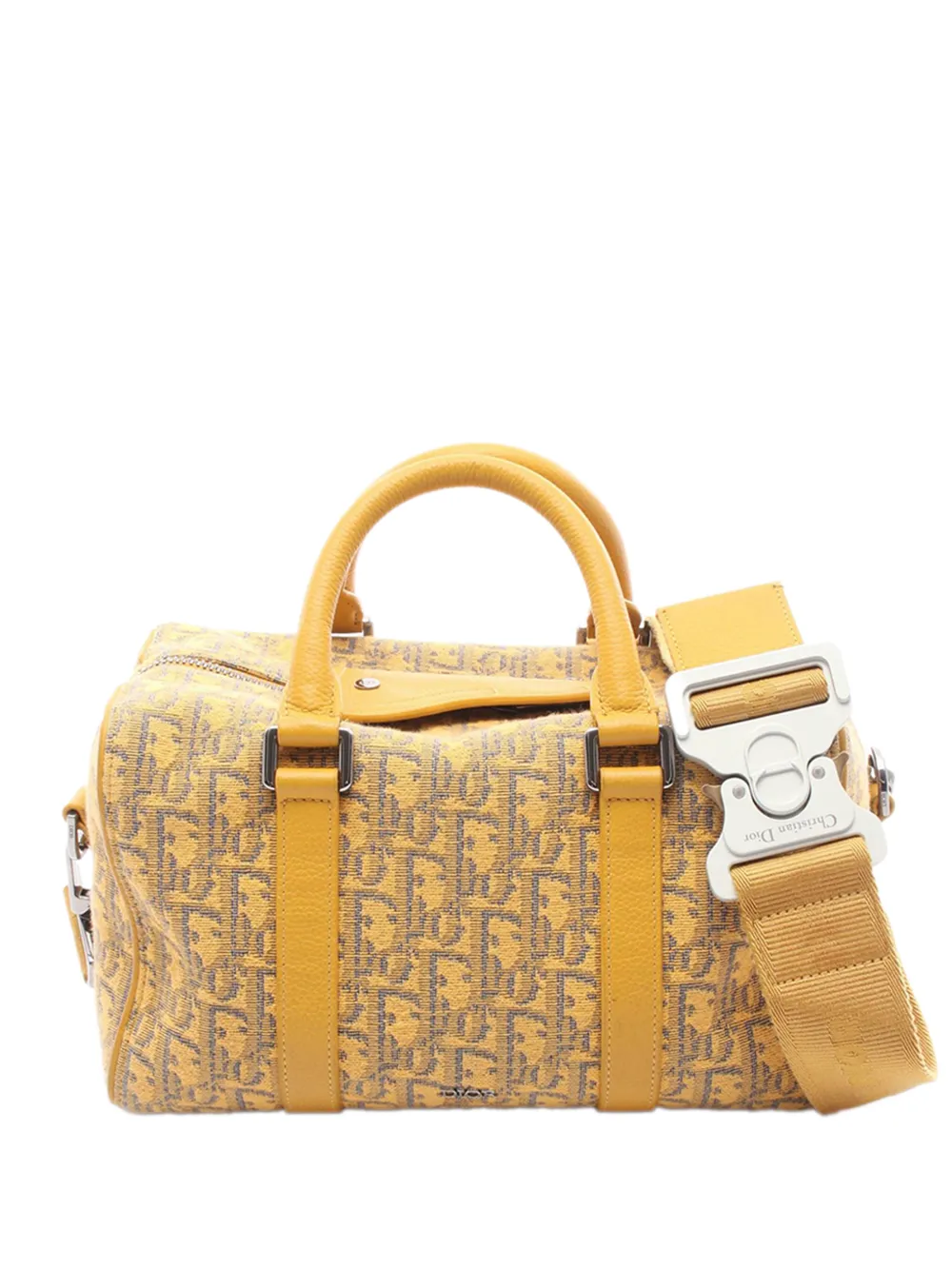 Christian Dior Pre-Owned 2010-2026 Oblique Jacquard Lingot 26 satchel - Yellow