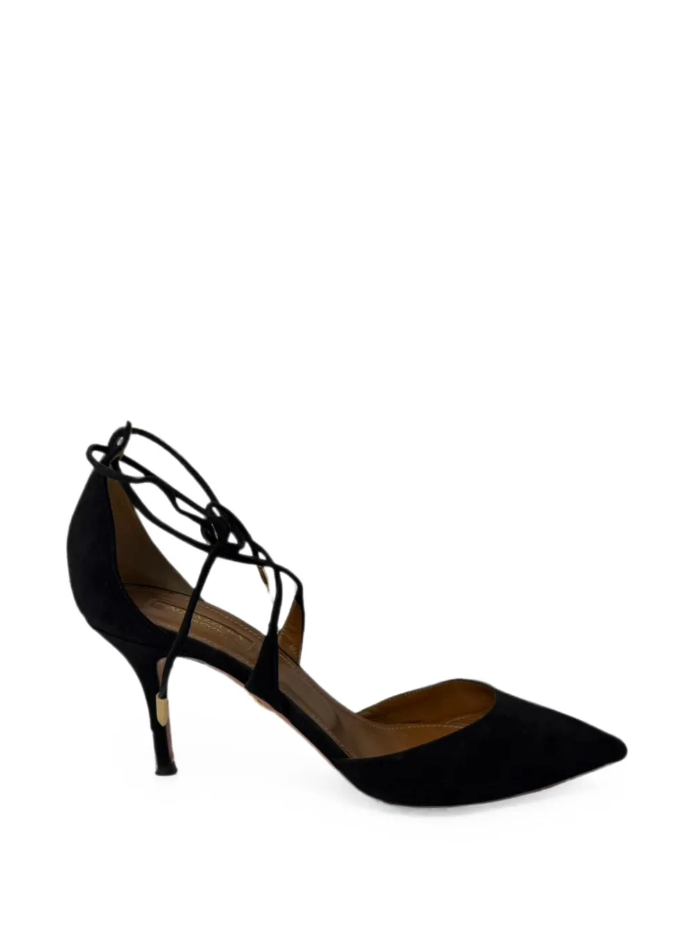 Aquazzura Matilde lace-up pumps - Nero