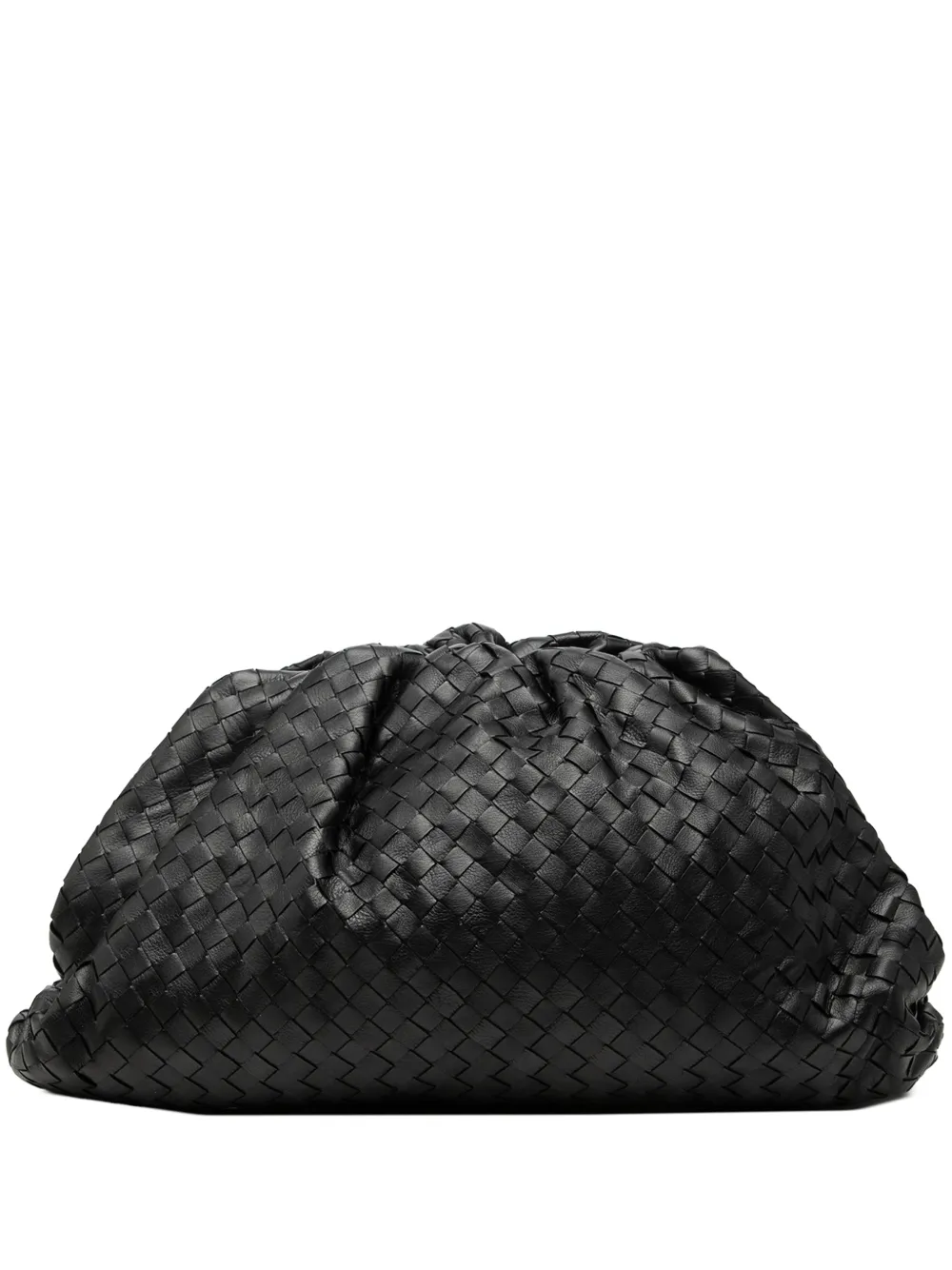 Bottega Veneta Pre-Owned Clutch Intrecciato The Pouch in nappa 2012-2026 - Nero