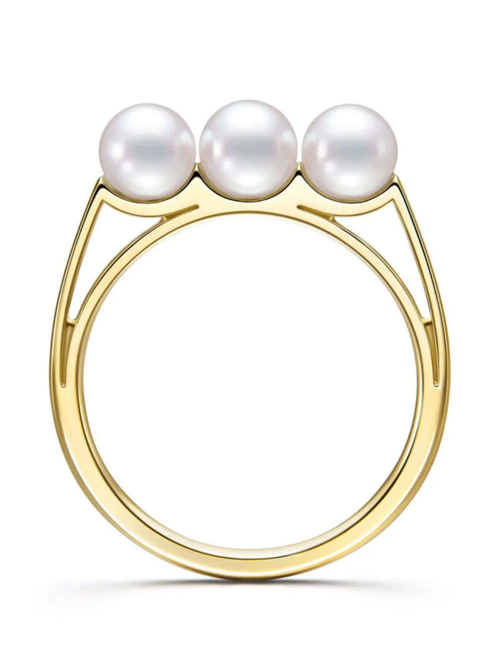 TASAKI Anello Balance Light con perle - Oro
