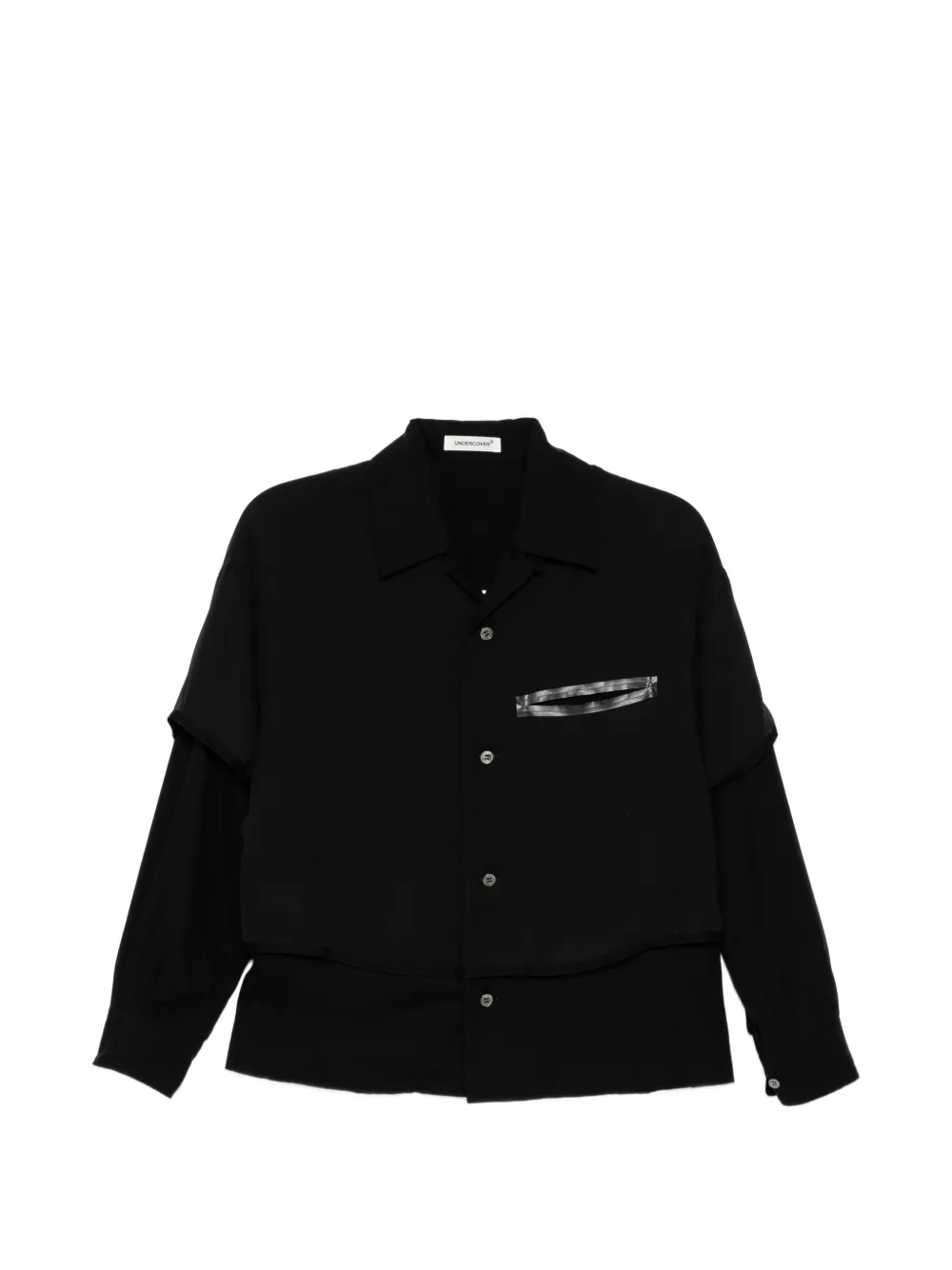 Undercover layered shirt - Nero