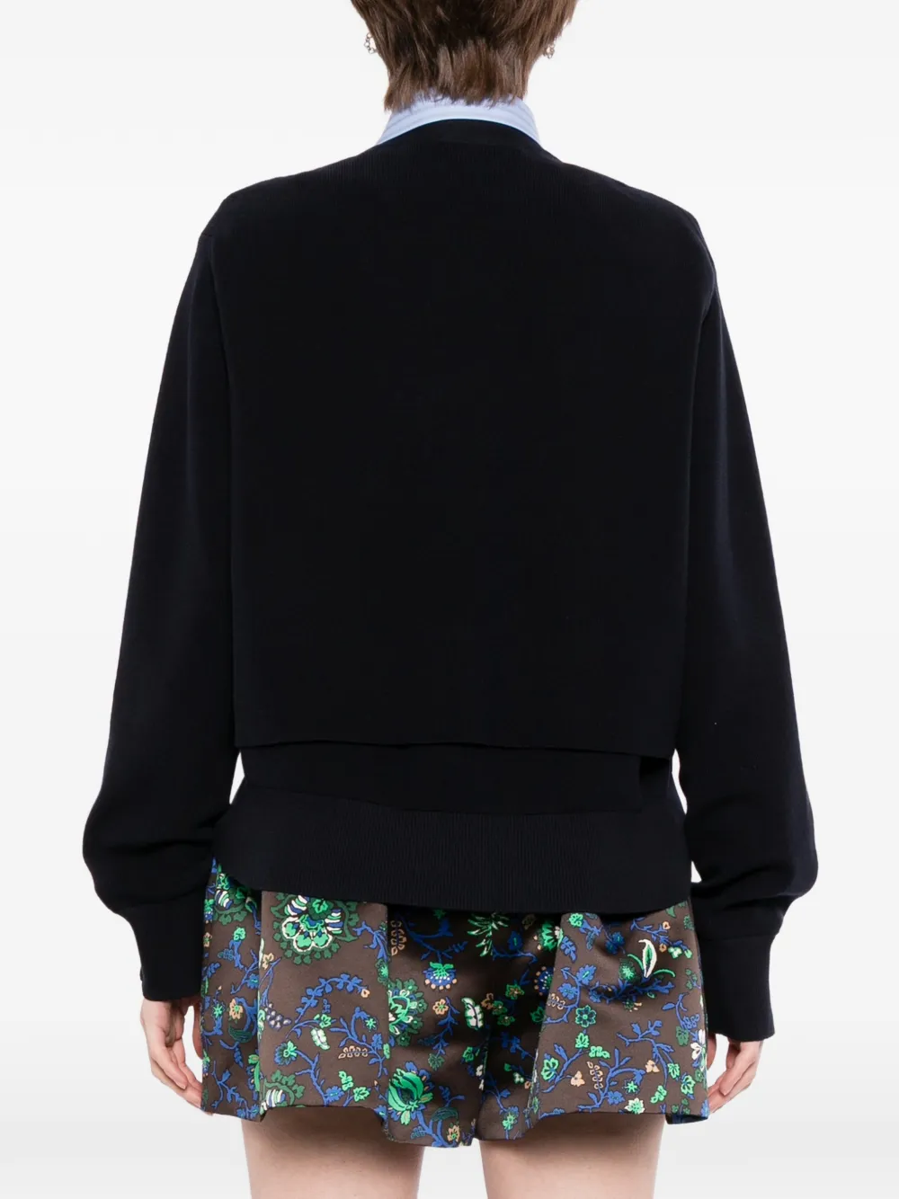 sacai Gelaagd vest Zwart