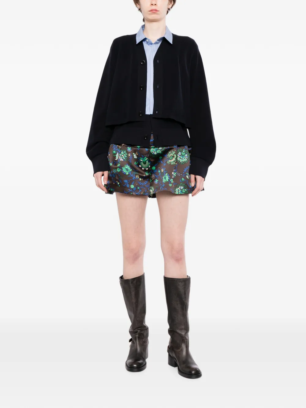 sacai Gelaagd vest Zwart