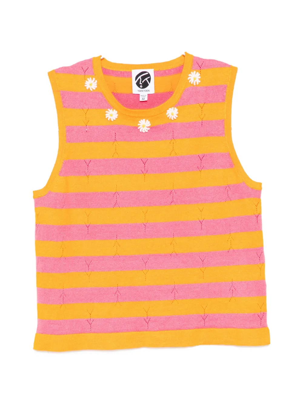 Yanyan Knits Daisy Tank Top In Multi
