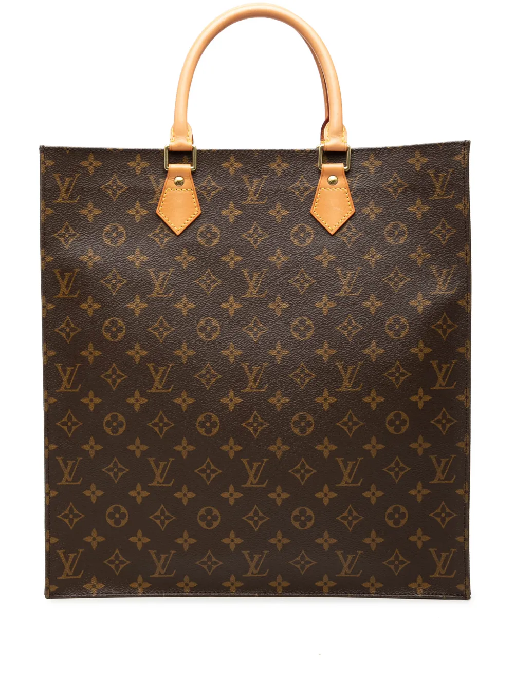 Louis Vuitton Pre-Owned 2002 Monogram Sac Plat tote bag - Brown