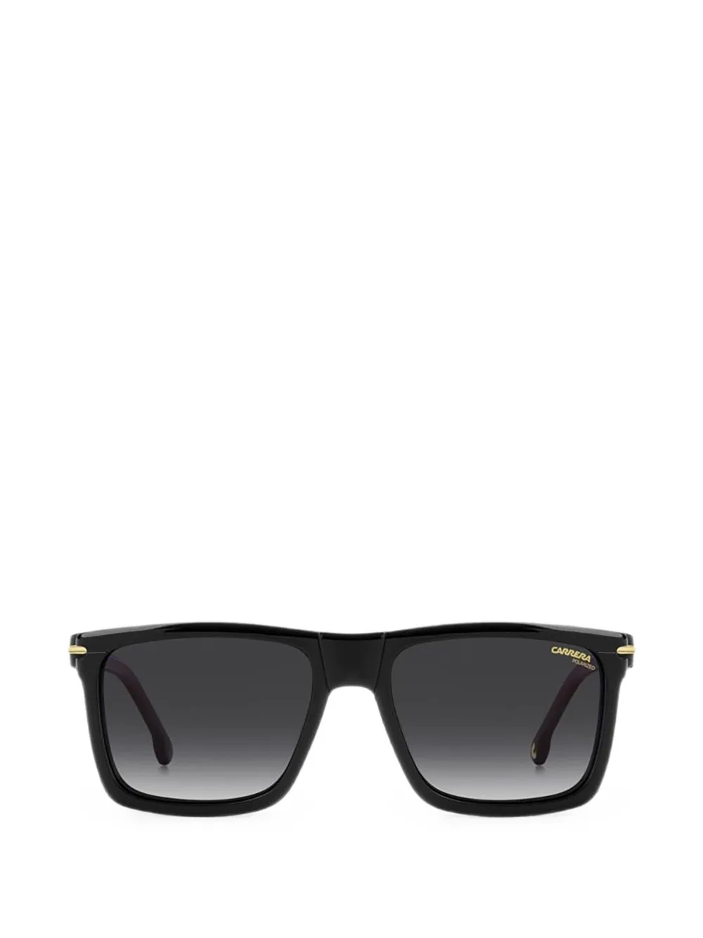 Carrera square-frame clip-on glasses - Nero