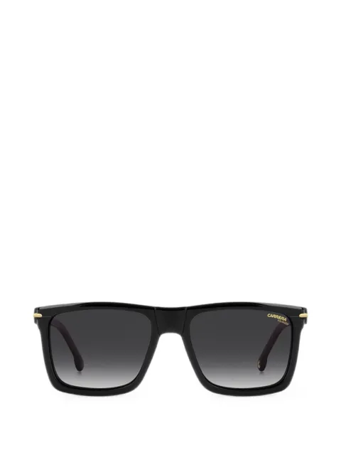 Carrera square-frame clip-on glasses