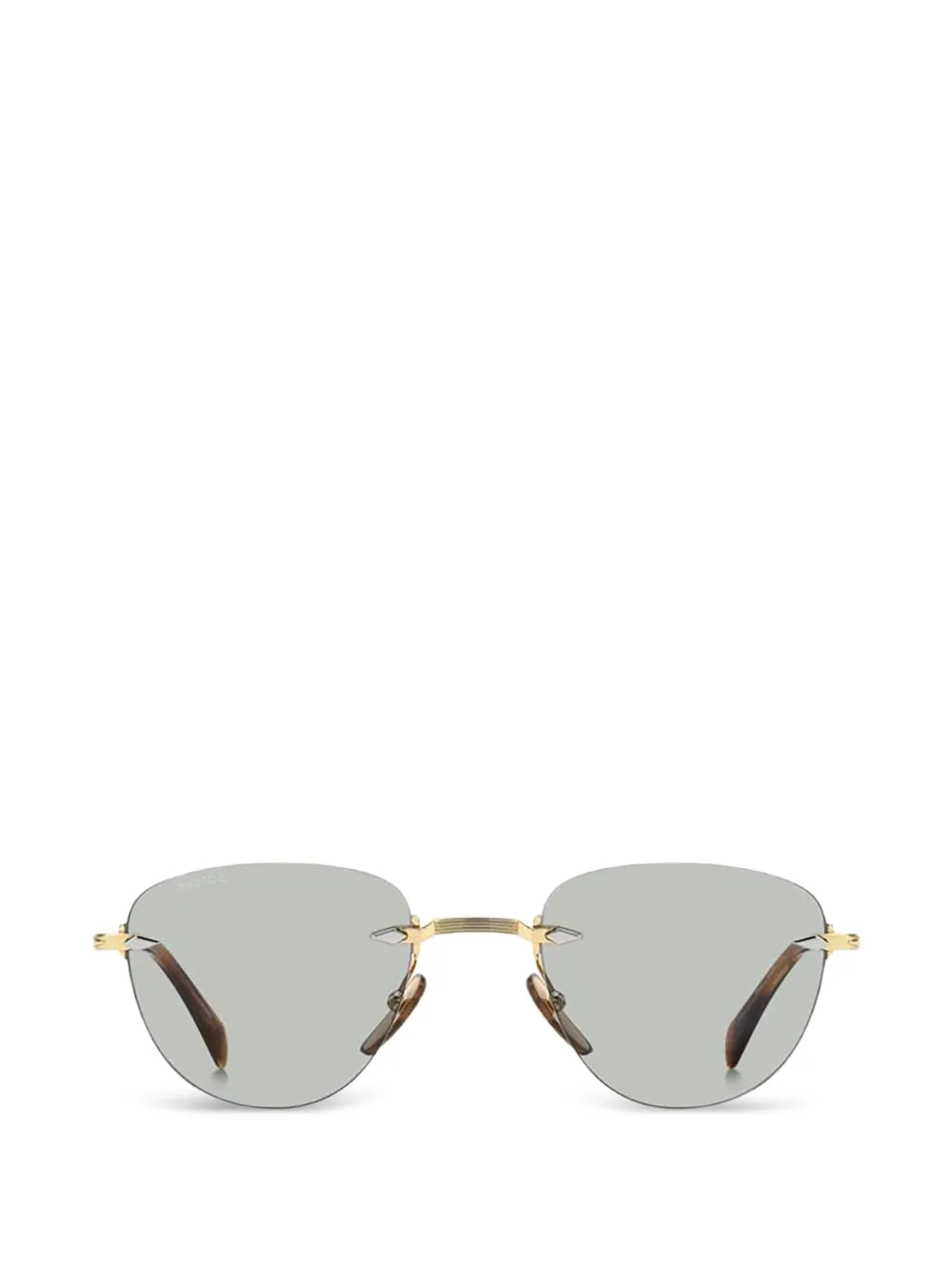 Eyewear by David Beckham Occhiali da sole geometrici - Oro