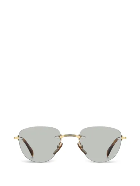 Eyewear by David Beckham lentes de sol geométricos sin armazón